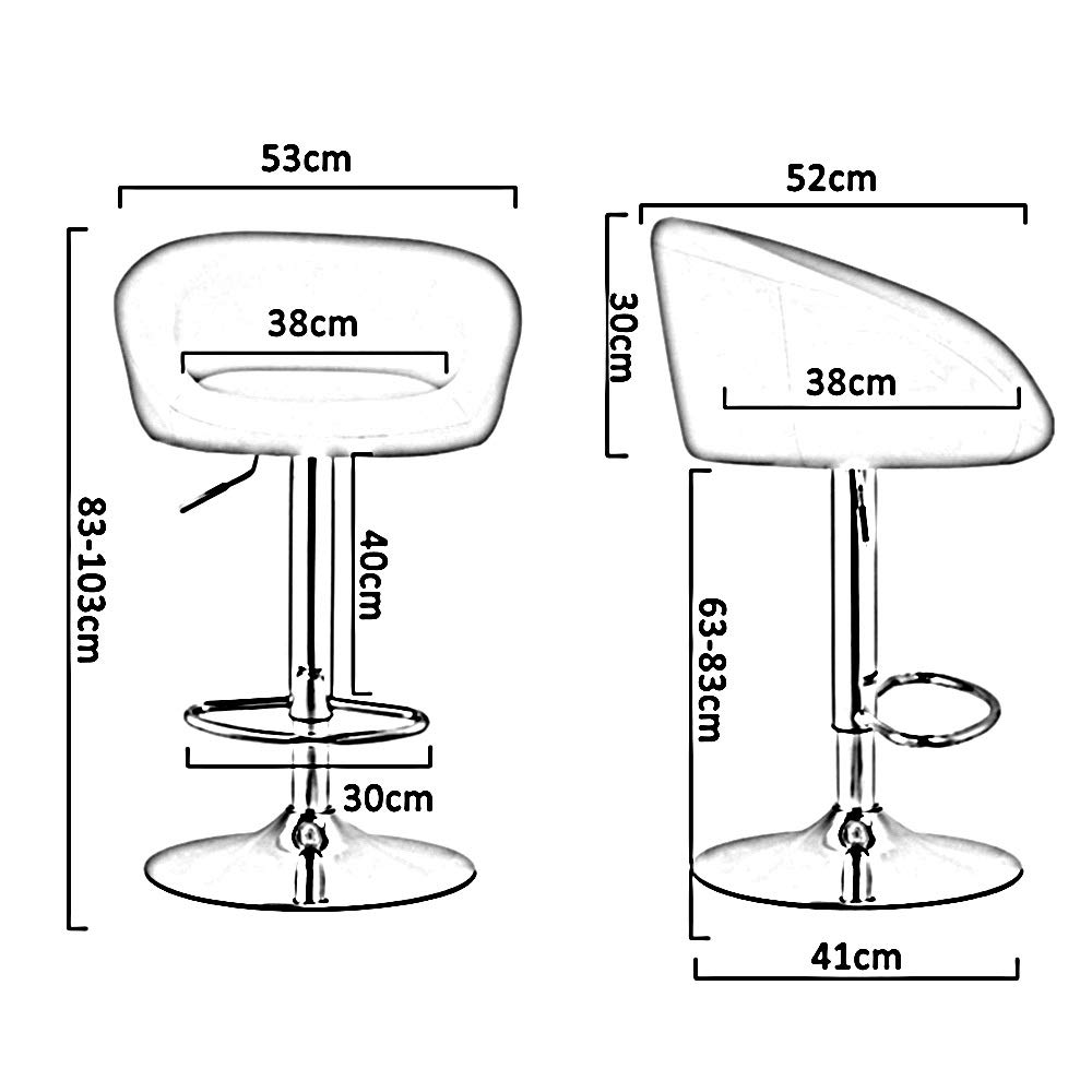 Ghế bar nệm dầy chân trụ xoay : SG - P427 - $hienthicat